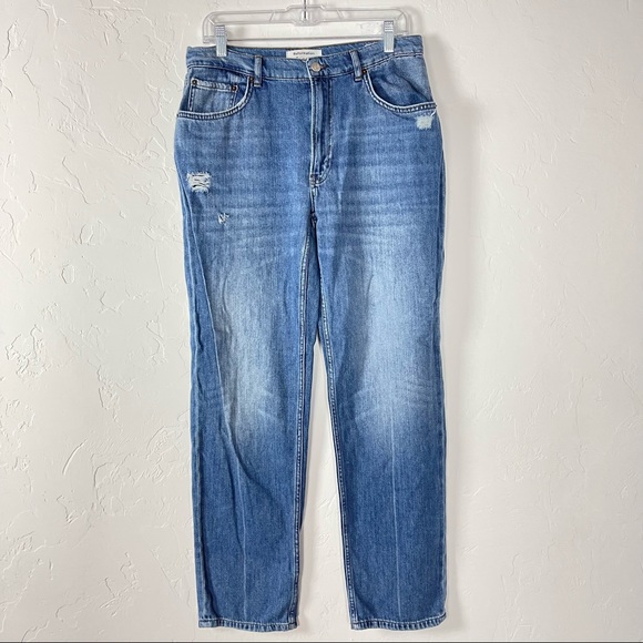 Reformation Denim - Reformation Jeans Denim Medium Wash Blue Vintage Baggy High Rise Organic Cotton